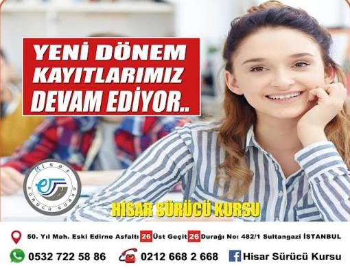 Hisar Sürücü Kursu yeni dönem kayıtları